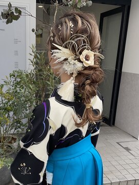 ゼスト クレス(ZEST Cres) 【cres奈佳子】卒業式編みおろしヘアアレンジ