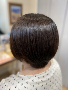 ハッシュバイリノア 喜連瓜破店(HASH by LINOAH) ショートボブ