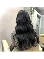 フルーヴ(Fleuve)&nbsp;韓国風 くびれ巻き ブルーブラック