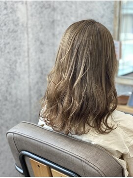 カノエ 宇部小串店(canoe) ベージュカラー/波巻き/髪質改善カラー/髪質改善トリートメント