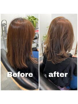 スピカ(SPICA) 【ケアカラーコース】お客様施術事例