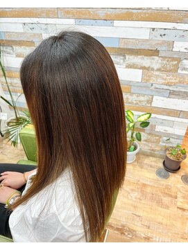 ハウオリ ヘアーワークス(Hauoli hair works) 柔らかウルティア縮毛矯正