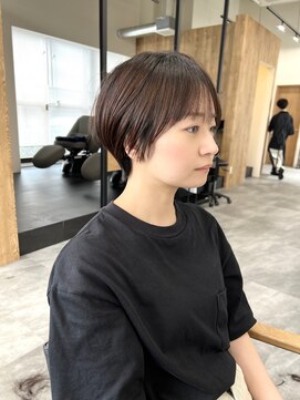 アノネ(anone) マッシュショート×髪質改善カラー