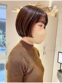 ハッシュカット/似合わせカット/レッドブラウン[恵比寿駅]