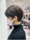 20代30代40代50代大人可愛い丸み耳掛けくびれショートボブ川崎