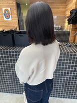 ラロ(raro) ショコラブラウン/レイヤーボブ/活性ケラチン/髪質改善