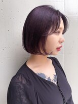 ローランド(Rowland)&nbsp;ダブルカラー☆ラベンダーカラー☆ブリーチ☆ボブ☆韓国