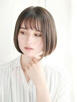 ナル 宇都宮(nalu)&nbsp;重めラインのカジュアルモードボブ