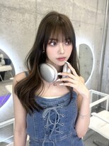 アリュウル 表参道 青山(Allure)&nbsp;オリーブベージュ×韓国レイヤーカット◯