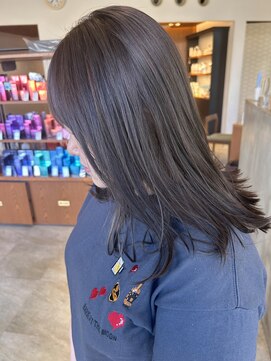 サラビューティーサイト 志免店(SARA Beauty Sight) 【志免】ブリーチ無しミルクティーグレージュ☆山之内