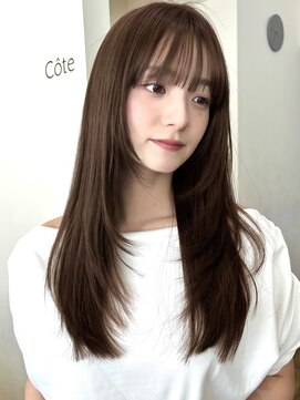 コート 表参道(Cote) Cote 美髪/オリーブベージュ/セミディ//カットレイヤー