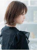 シースルーバング伸ばしかけレイヤーロブTb9越谷20代30代40代