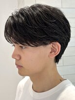 オーシャントーキョー 仙台(OCEAN TOKYO)&nbsp;センターパートニュアンスパーマショートマッシュパーマ韓国