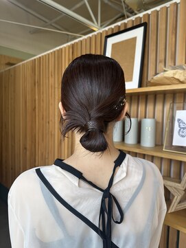 キュオンシア(CUEON. ciea) お呼ばれヘア×カチモリヘア