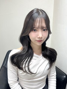 クレム 博多駅店(ChLem) 顔まわりレイヤー 艶カラー 暗髪 韓国風 髪質改善 福岡美容室