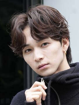 フィフス 仙台(fifth) 仙台シャドウパーマ波巻きパーマセンターパートツイストパーマ