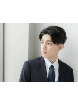 【メンズカラーカット￥5900】乾かすだけでキマるStyleが好評!ON/OFF可能なカッコいいヘア[須賀川/学割U24]