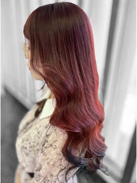 リープス(LEAPS) 赤味ニュアンスグラデーションカラー