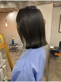 自然なストレート＊ミディアムボブ【BUBBLES溝の口】