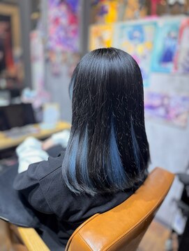 ヲタクに美容室は難しい。 インナーこっそり派手カラー！