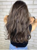 20代30代40代50代大人可愛いロングレイヤー艶髪オリーブブラウン