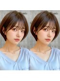 ナチュラルショートボブ
