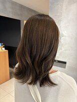 エミュ 伏見 国際センター(emu)&nbsp;オリーブベージュ/艶髪/美髪/ミディアムヘア