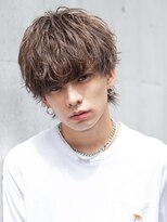 シティ(CITY)&nbsp;小久保styleフェザーパーマフェザーショートグレーエンドカラー