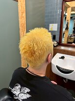 スタンドバーバー 柏(STAND BARBER)&nbsp;スペインカール/スパイキーショート/ブルーブラック/柏