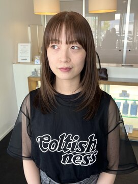 ナンブ セントラル(nambu-CENTRAL) レイヤーカット×ブリーチなしベージュカラー