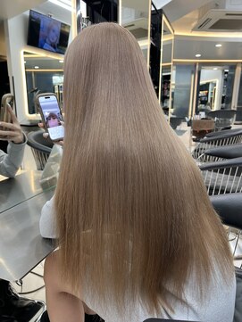 ラピス 渋谷本店(Lapis) ミルクティーベージュ/ブリーチカラー/髪質改善/ギャル