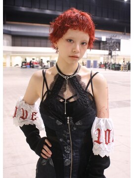 レコ(LECO) パーママッシュショートカットブリーチなしレッドダブルカラー