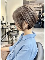 バッカ(BACCA)&nbsp;白髪ぼかし×ツヤ感UP！40代の上品ハイライトボブ