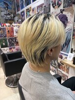 サロウィン 新潟万代店(SALOWIN)&nbsp;ブリーチ抜きっぱなし メンズ ウルフカット