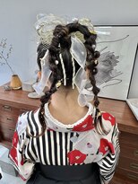 ヘアー アイス 御器所本店(HAIR ICI)&nbsp;華やか◎成人式卒業式ヘアセット編み込みアップヘア和飾り