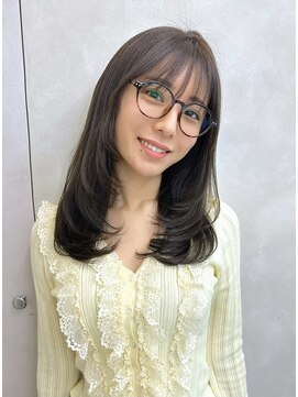 キイ ギンザ(k.e.y GINZA) 顔周りレイヤー/ミディアムレイヤー/レイヤーカット/レイヤー