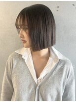 ナループロア ルームー(Nalu pu loa ROOMOO)&nbsp;切りっぱなしボブ☆/タッセルカット/韓国ボブ/タンバルモリ