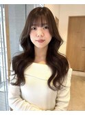 【セミロング】大人韓国巻きミディアムスタイル