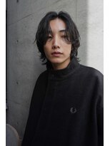 ガレージ バイ グリーン 表参道 原宿(Garage by green)&nbsp;【YUYA】ルーズフェザーボブウルフ