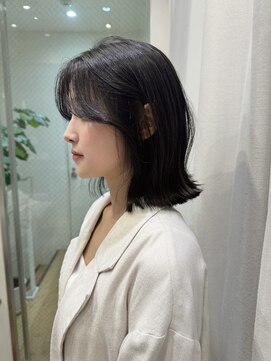 バイオレット ナゴヤ(Violet Nagoya) くびれボブ 外ハネボブ センターパート 夏ヘア HR-252