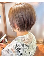 ハピネス クローバー 学園前店(Happiness CLOVER)&nbsp;ナチュラルショートショートボブ×髪質改善×白髪ぼかし15