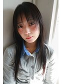 レイヤーカット/シースルーバング/フェイスレイヤー