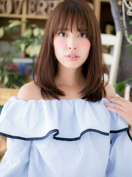 カバーヘア イヴ 戸頭店(COVER HAIR EVE) *EVE戸頭*愛され♪斜めバングｘワンカールセミディa