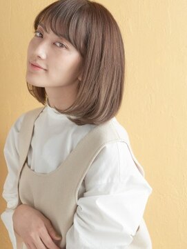 ミンクス 青山店(MINX) ワンレン上品ミニマムボブ #モード#3Dカラー