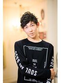 外国人風メンズパーマ