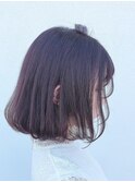 ☆切りっぱなしボブピンクパープル☆ブランシェ小牧 具志