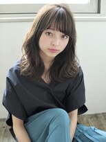 アフロート ディル(AFLOAT D'L) くすみカラー外ハネミディアム大人かわいい小顔前髪20代30代40代