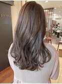 抜け感のある艶髪くすみアッシュカラー☆
