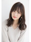 【寺尾拓巳】大人かわいいエギョモリグレーベージュくびれパーマ