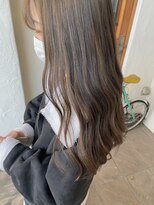 パディントン(Paddington) フラットロング☆シアーグレージュで、透き通るような髪色へ☆